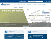 Tablet Screenshot of fedesarrollo.org.co